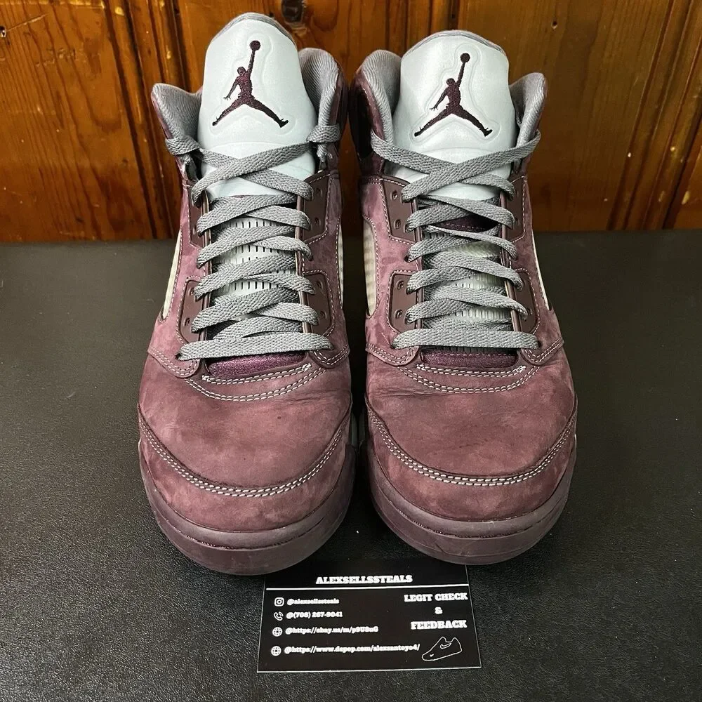 2023 Jordan 5 Retro SE Burgundy Size 9.5 Men (DZ4131-600) NO BOX